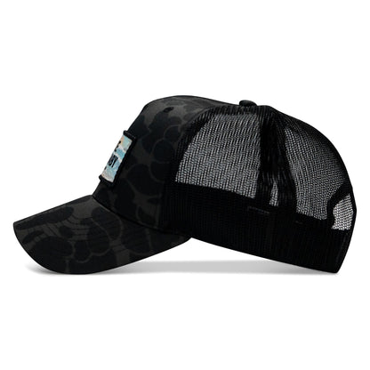 Raise Hell Baby Sunset Patch Snapback Hat