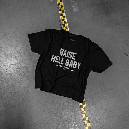 Raise Hell Baby Women's Crop T-Shirt