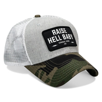 Raise Hell Baby Patch Original Ripstop Snapback Hat
