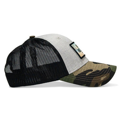 Raise Hell Baby Sunset Patch Original Ripstop Snapback Hat