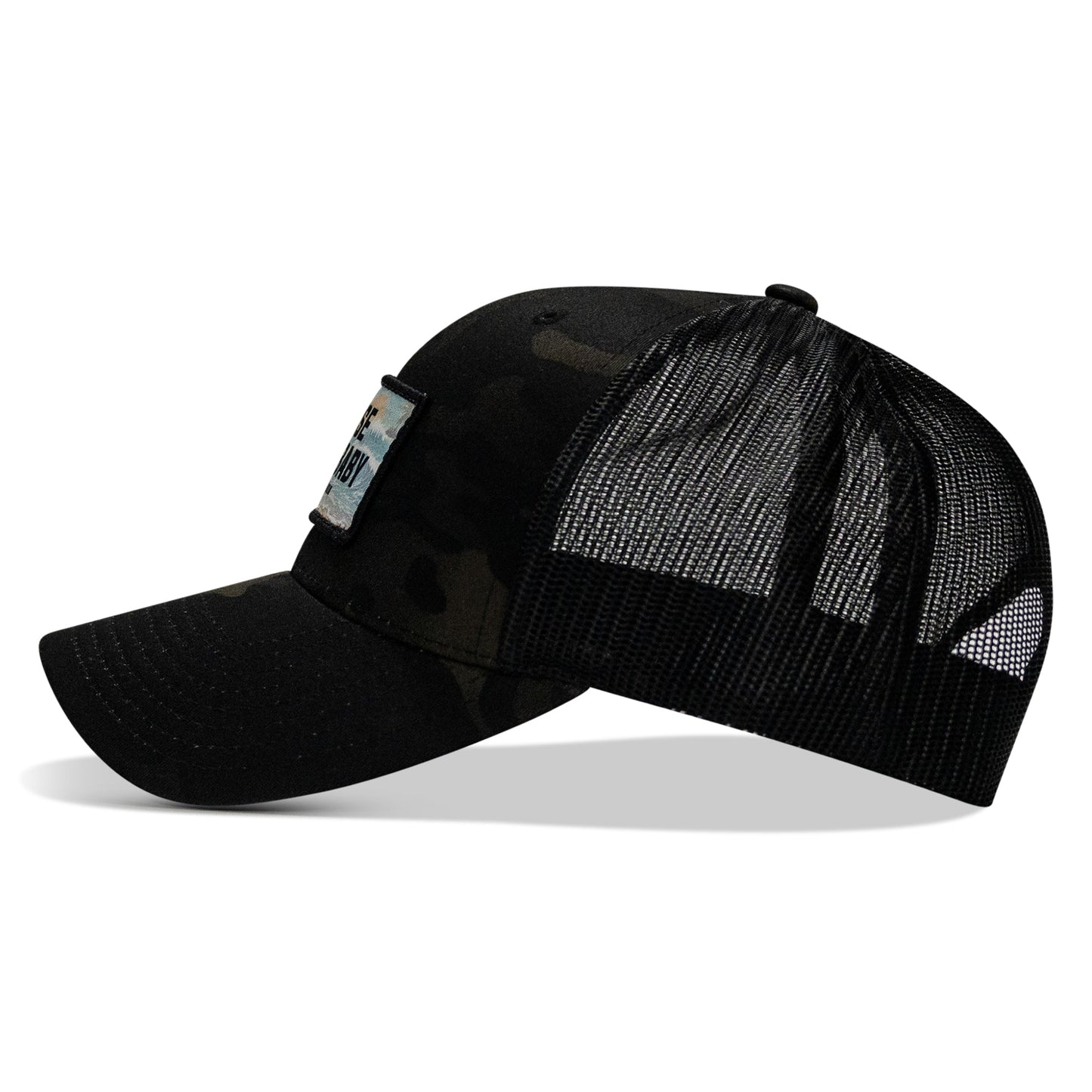 Raise Hell Baby Sunset Patch Snapback Hat