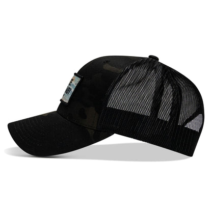 Raise Hell Baby Sunset Patch Snapback Hat