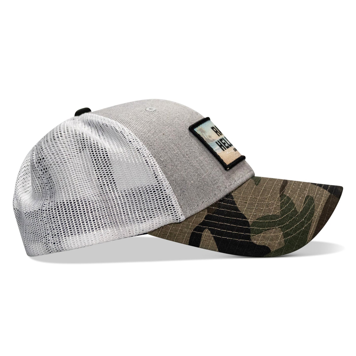 Raise Hell Baby Sunset Patch Original Ripstop Snapback Hat