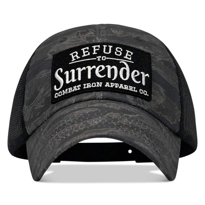 Refuse To Surrender Patch Tactical Ripstop Mesh Snapback Hat