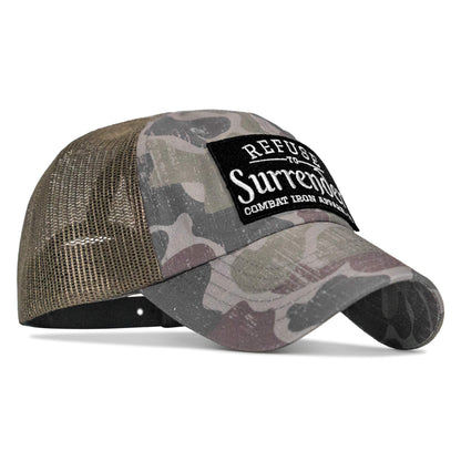 Refuse To Surrender Patch Tactical Ripstop Mesh Snapback Hat