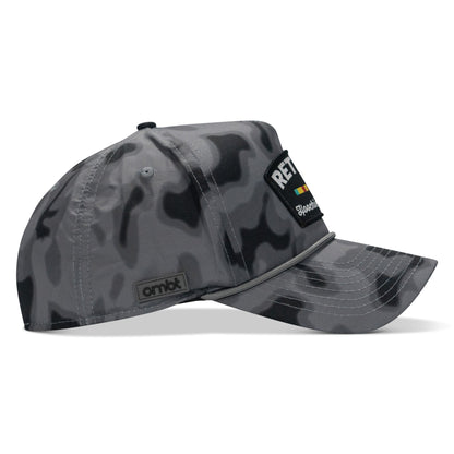 Retired Hoochie Daddy Ribbons Patch Weekender Waterproof Snapback