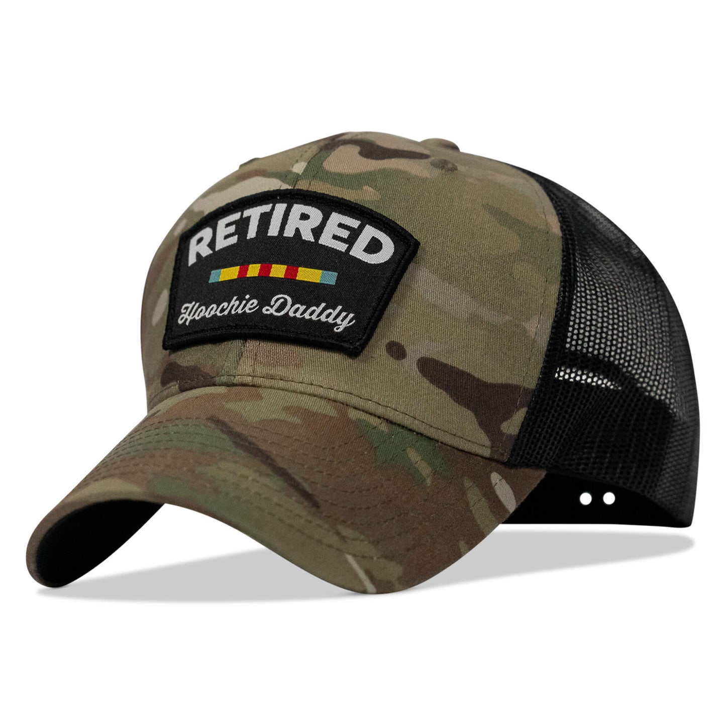 Retired Hoochie Daddy Veteran Patch Snapback Hat