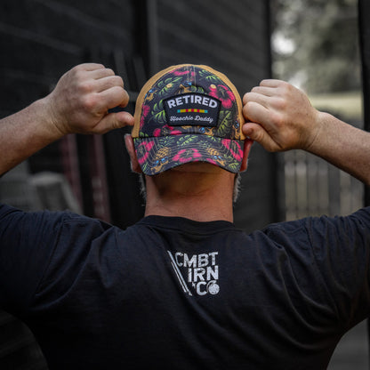 Retired Hoochie Daddy Veteran Patch Ripstop Tactical Mesh Snapback Hat