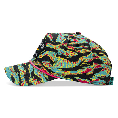 Retired Hoochie Daddy Ribbons Patch Weekender Waterproof Snapback