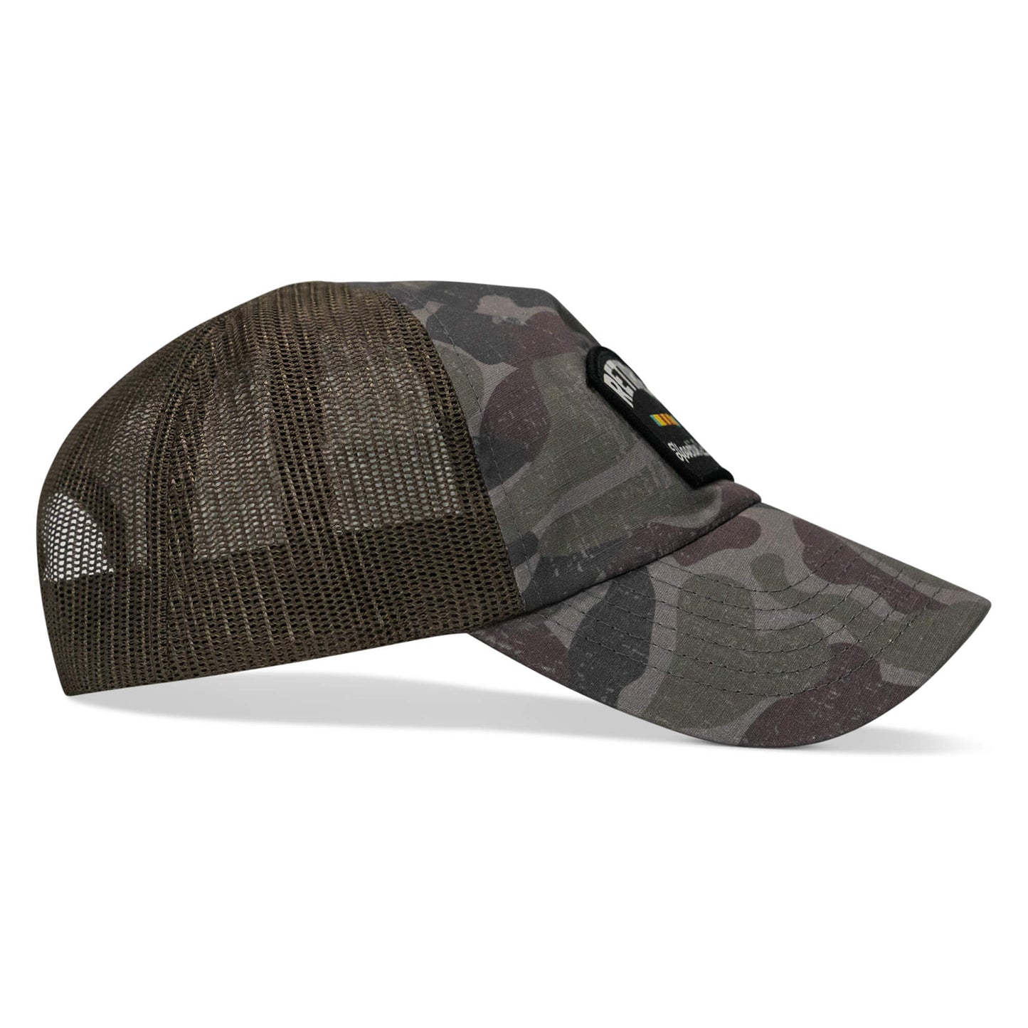 Retired Hoochie Daddy Veteran Patch Ripstop Tactical Mesh Snapback Hat