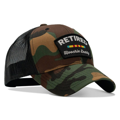 Retired Hoochie Daddy Veteran Patch Snapback Hat