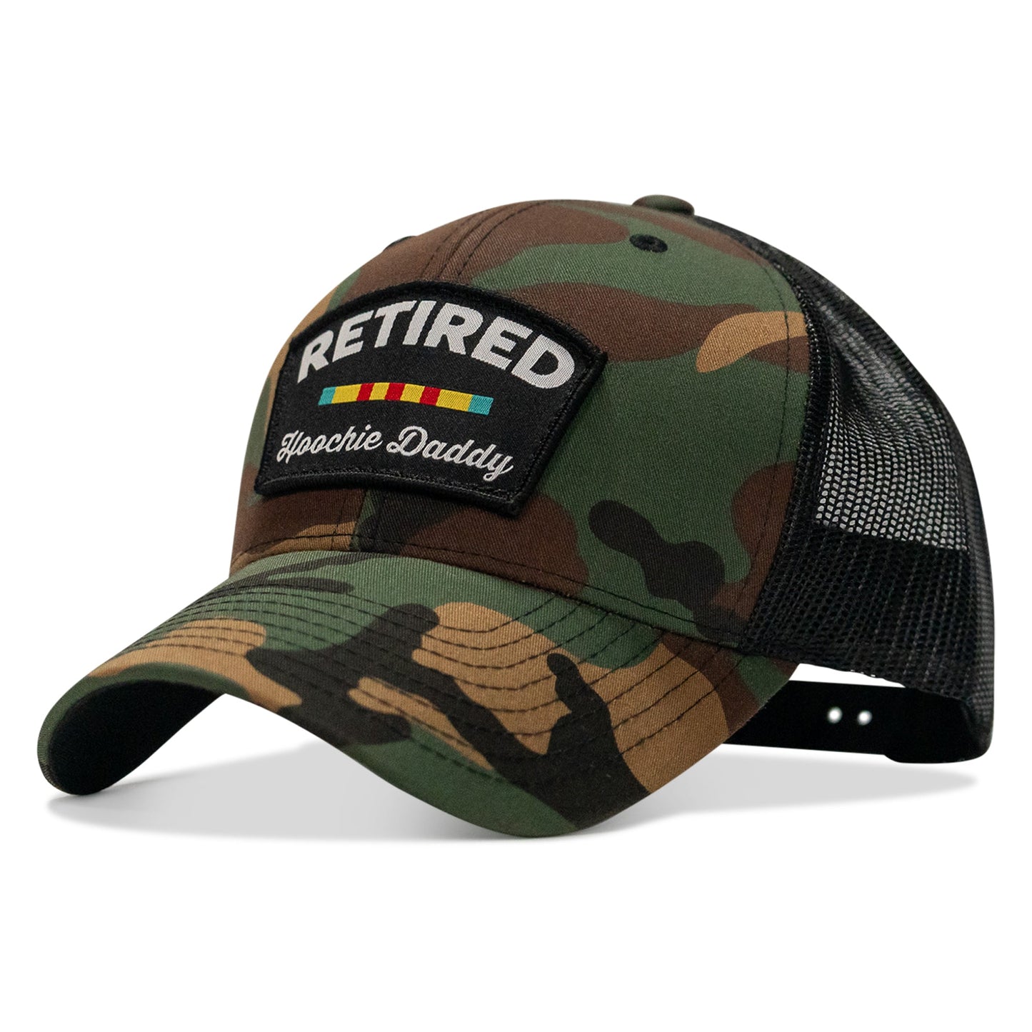 Retired Hoochie Daddy Veteran Patch Snapback Hat