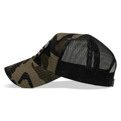Retired Hoochie Daddy Veteran Patch Ripstop Tactical Mesh Snapback Hat