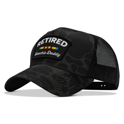 Retired Hoochie Daddy Veteran Patch Snapback Hat