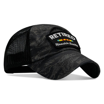 Retired Hoochie Daddy Veteran Patch Ripstop Tactical Mesh Snapback Hat