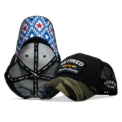 Retired Hoochie Daddy Ribbons Patch Original Ripstop Snapback Hat