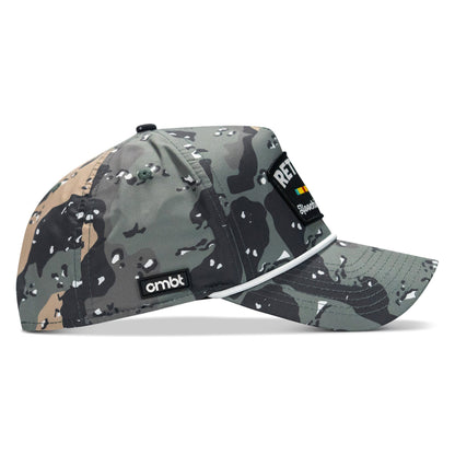 Retired Hoochie Daddy Ribbons Patch Weekender Waterproof Snapback