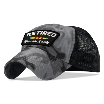 Retired Hoochie Daddy Veteran Patch Ripstop Tactical Mesh Snapback Hat