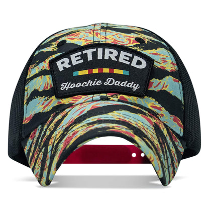 Retired Hoochie Daddy Veteran Patch Ripstop Tactical Mesh Snapback Hat