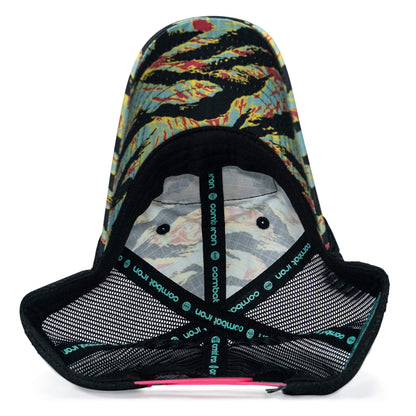 Retired Hoochie Daddy Veteran Patch Ripstop Tactical Mesh Snapback Hat