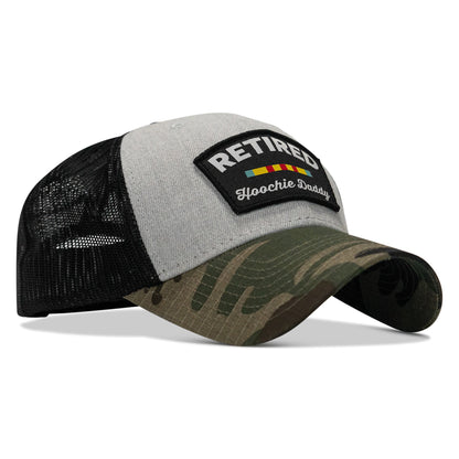 Retired Hoochie Daddy Ribbons Patch Original Ripstop Snapback Hat