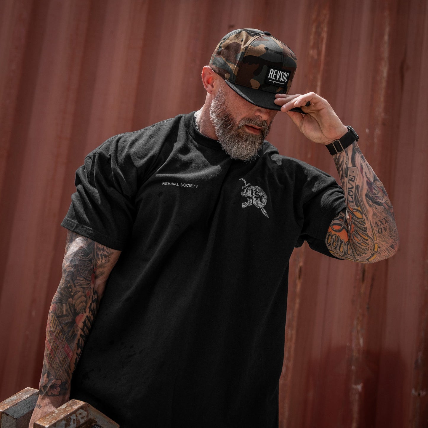 REVSOC Classic Patch Flatbill Hat