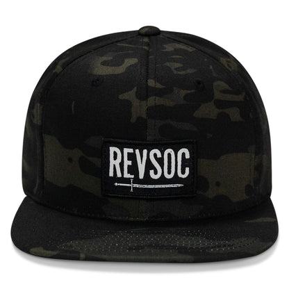 REVSOC Classic Patch Flatbill Hat