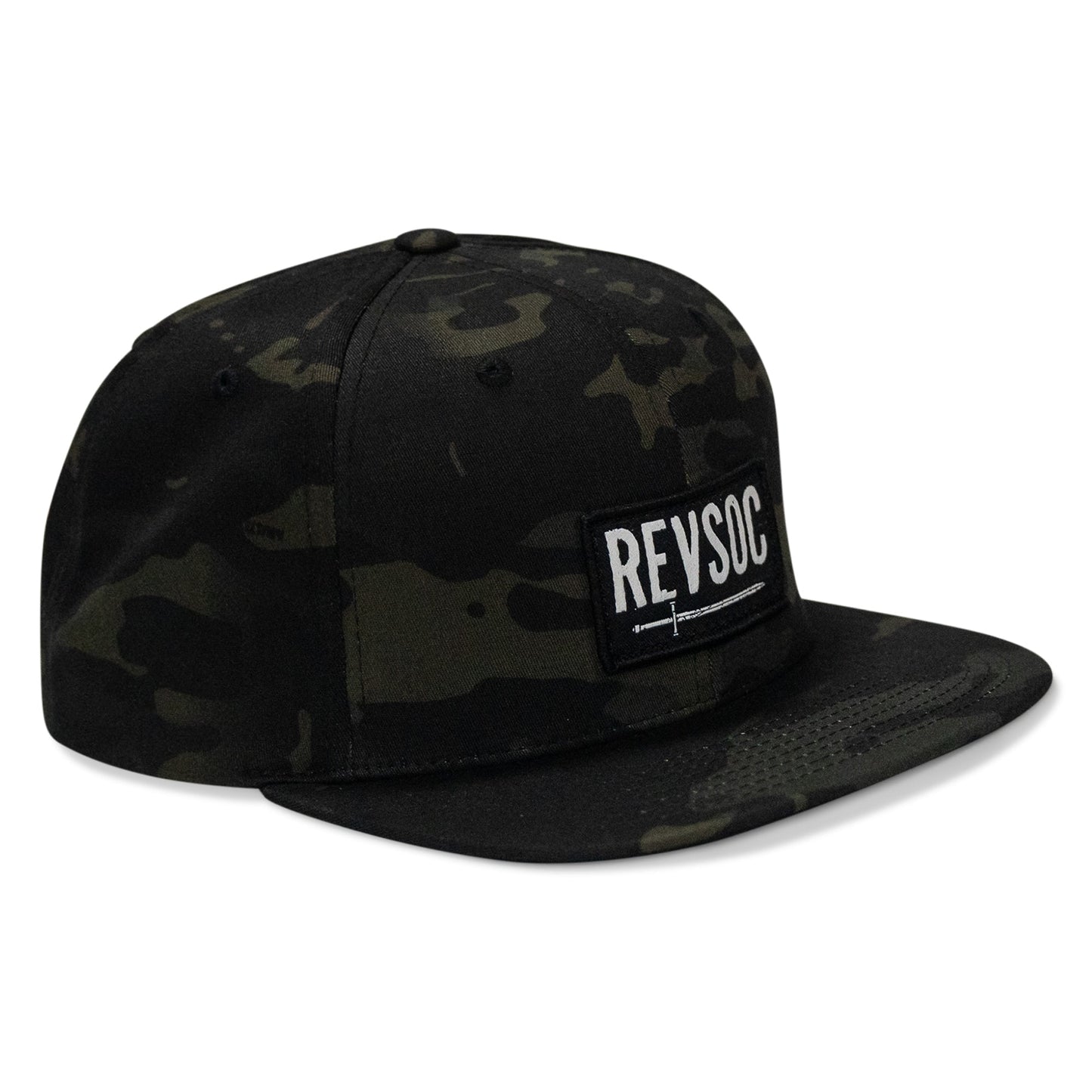 REVSOC Classic Patch Flatbill Hat
