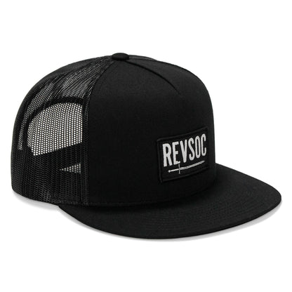 REVSOC Classic Patch Flatbill Hat