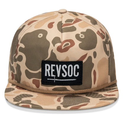 REVSOC Classic Patch Flatbill Hat