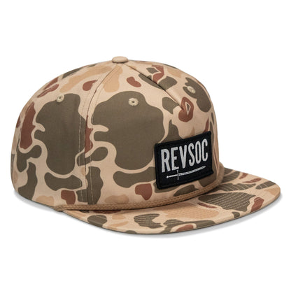 REVSOC Classic Patch Flatbill Hat