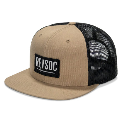 REVSOC Classic Patch Flatbill Hat
