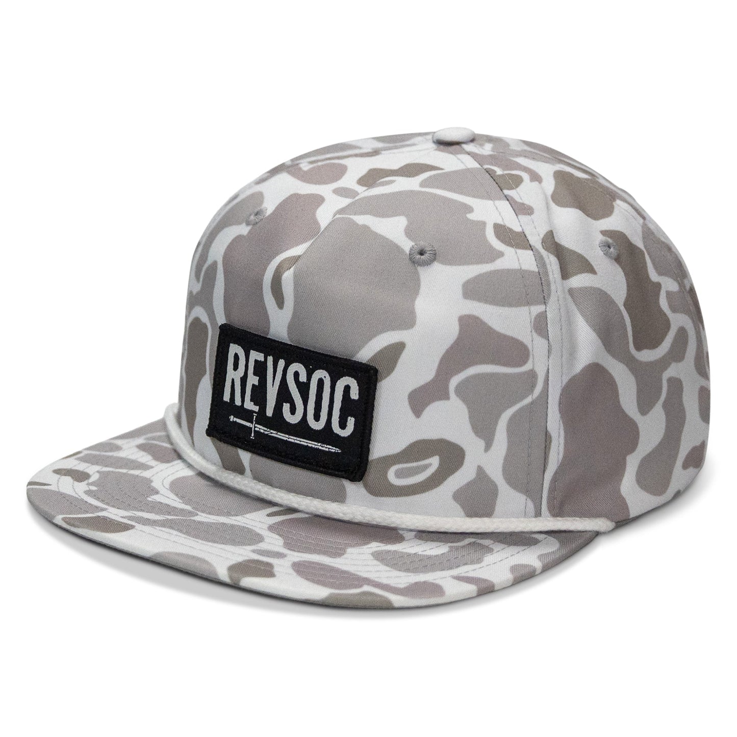 REVSOC Classic Patch Flatbill Hat