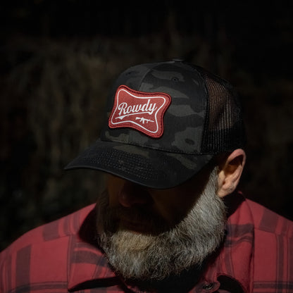 Rowdy Beer Logo Patch Snapback Hat