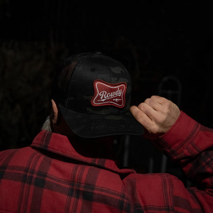 Rowdy Beer Logo Patch Snapback Hat