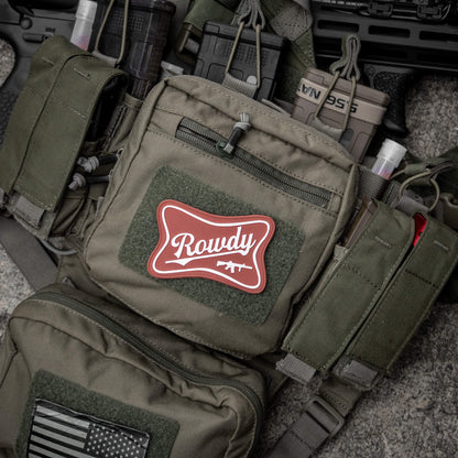 Rowdy Beer Logo PVC Patch