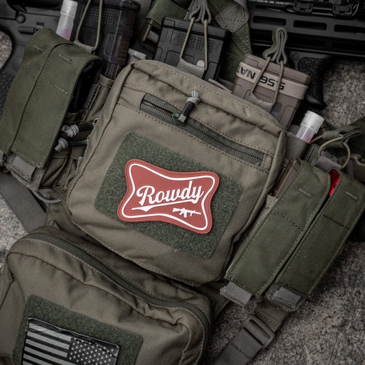 Rowdy Beer Logo PVC Patch