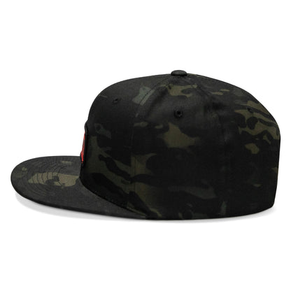 RSC Classic Red Diamond Velcro Patch Flatbill Hat