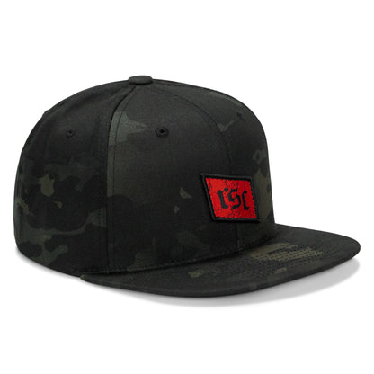 RSC Classic Red Diamond Velcro Patch Flatbill Hat