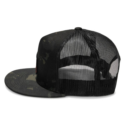 RSC Classic Red Diamond Velcro Patch Flatbill Hat