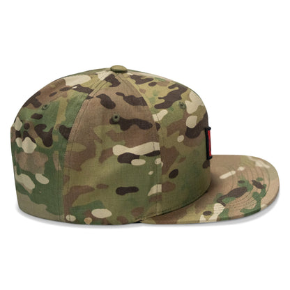 RSC Classic Red Diamond Velcro Patch Flatbill Hat