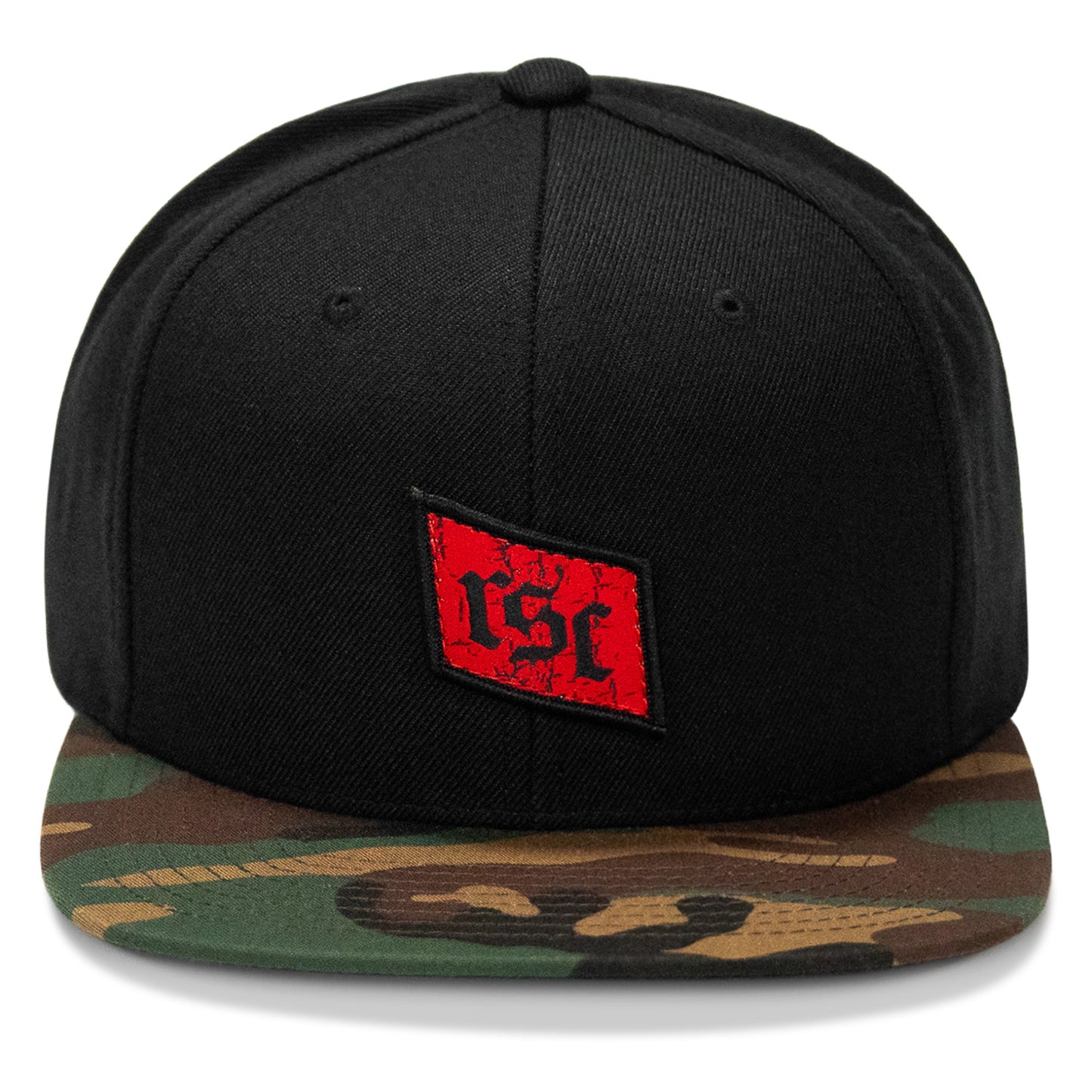 RSC Classic Red Diamond Velcro Patch Flatbill Hat