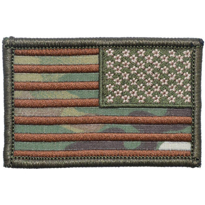 US Flag - 2x3 Patch - MultiCam w/ Spice Brown