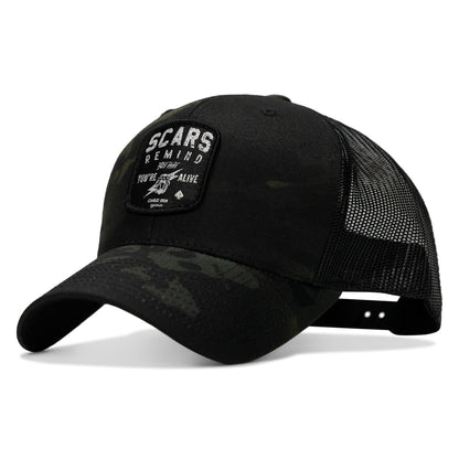 Scars Patch Snapback Hat