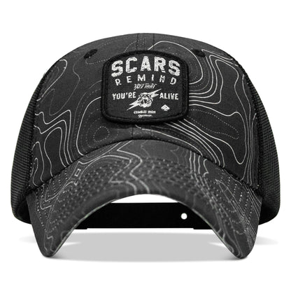 Scars Remind You You're Alive Patch Tactical Ripstop Mesh Snapback Hat