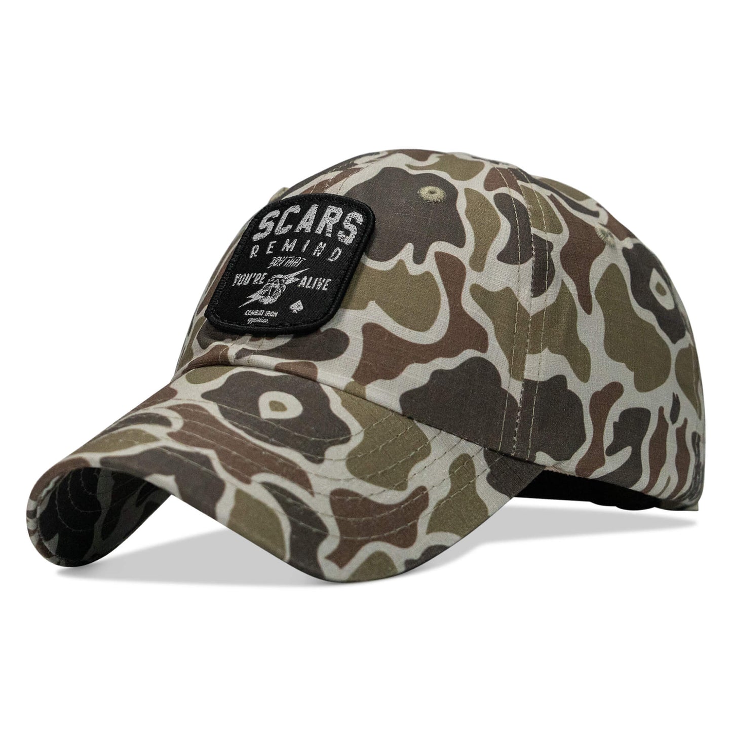 Scars Remind You You're Alive Patch Tactical Ripstop Mesh Snapback Hat