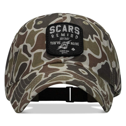 Scars Remind You You're Alive Patch Tactical Ripstop Mesh Snapback Hat