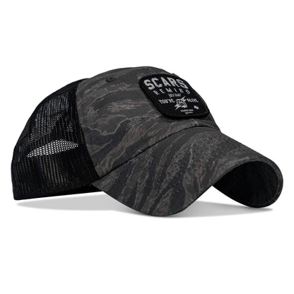 Scars Remind You You're Alive Patch Tactical Ripstop Mesh Snapback Hat
