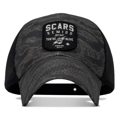 Scars Remind You You're Alive Patch Tactical Ripstop Mesh Snapback Hat