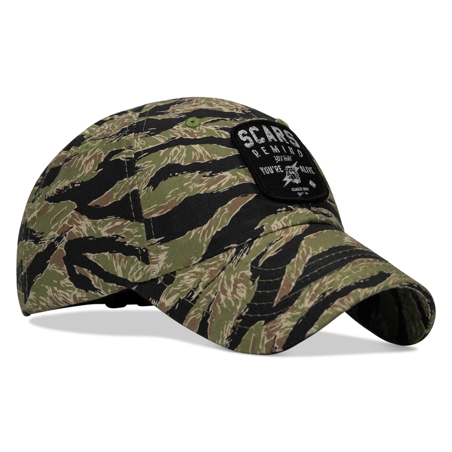 Scars Remind You You're Alive Patch Tactical Ripstop Mesh Snapback Hat